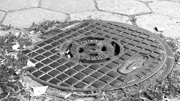 Streets and sidewalks have many interesting patterns and lines 