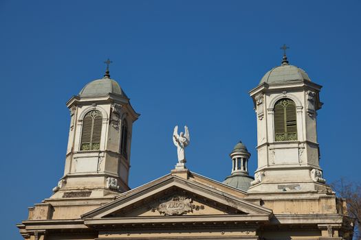 Los Santos Angeles catholic church in Santiago, Chile