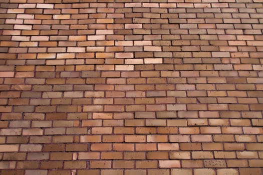 Red brick wall of a house in Thailand