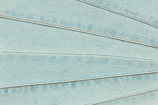 Blue Jeans with Seams Texture Background