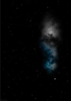 Star field in space a nebulae and a gas congestion. "Elements of this image furnished by NASA".