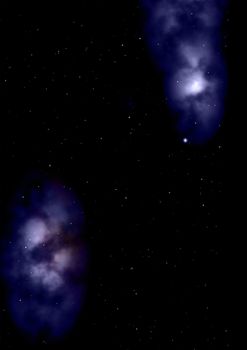 Star field in space a nebulae and a gas congestion. "Elements of this image furnished by NASA".