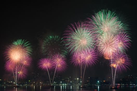 Pattaya International Firework Festival 2012, of Thailand