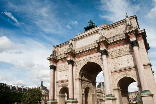 Carroussel arch in Paris