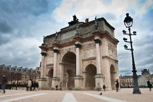 Carroussel arch in Paris