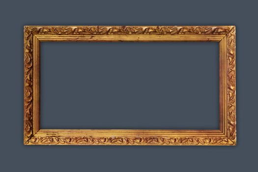 vintage picture frame, gold plated.