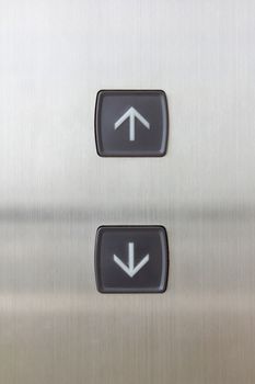 elevator black button up and down direction