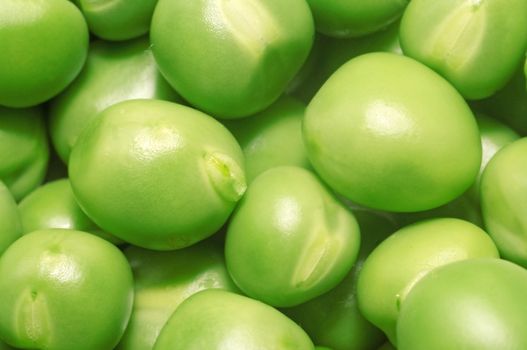 Pea green peas close-up as a background