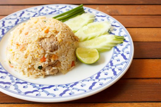 Fried rice with pork - Thai food