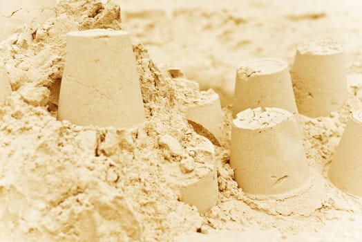 sandcastle background