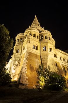 View of the Fisherman’s Bastion in Budapest.