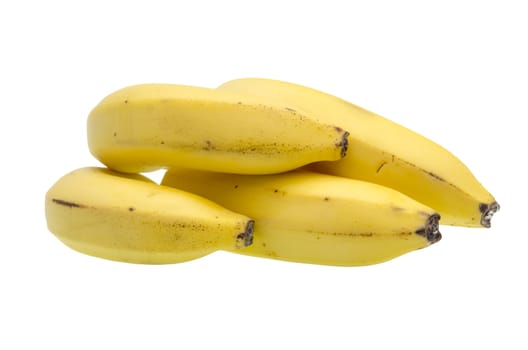Bunch of bananas isolated on a white background