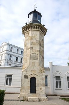 The Genovese lighthouse of Constanta Harbor was built around 1300 by merchants.