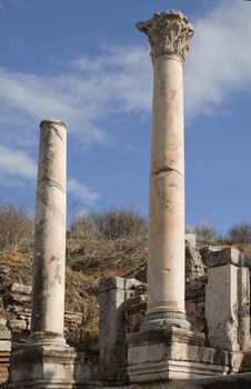 Ancient greek town of Ephesus in Turkey