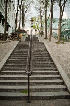 Stairs in Montmartre Paris