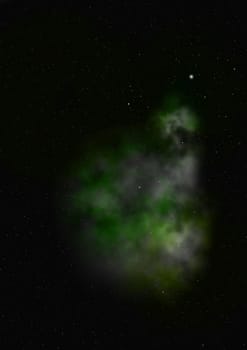 Star field in space a nebulae and a gas congestion. "Elements of this image furnished by NASA".