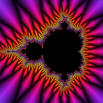 Digital visualization of a fractal