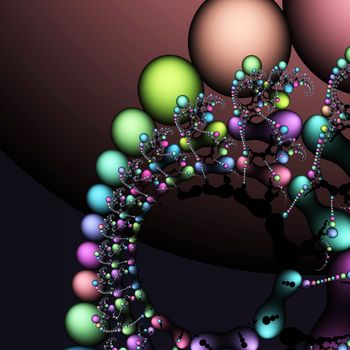 Digital visualization of a fractal