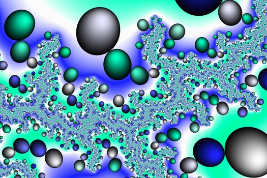 Digital visualization of a fractal