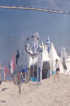 Reflections on an Aluminium Trailer