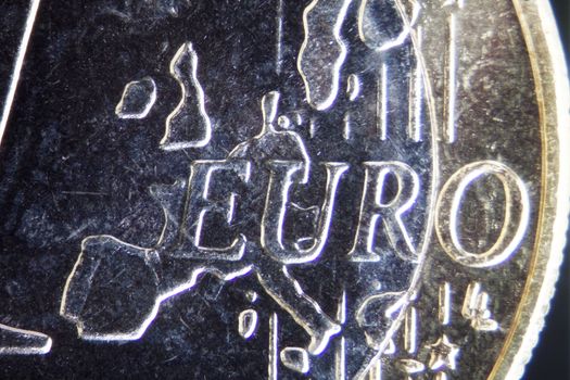 Micro Photo of an Euro Coin