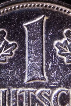 Micro Photo of a german Mark