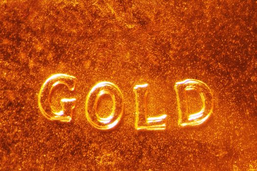 Micro Photo of a Gold Coin