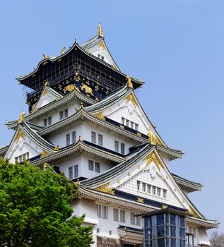 Osaka castle at day , japan landmark