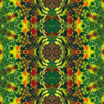 Seamless background, artistic abstract colorful pattern, painting in oils