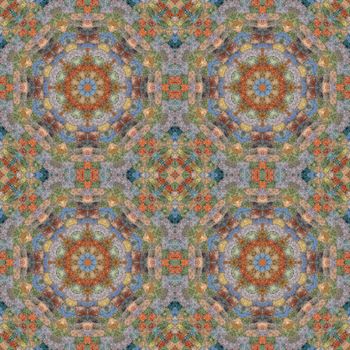Abstract artistic background, seamless abstract pattern, mosaic of fabric, colored wool mohair