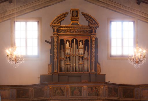 Old Chgurch Organ with two windows