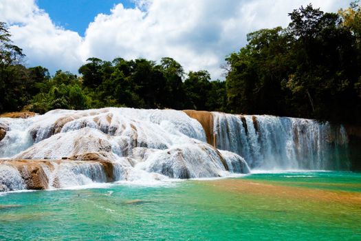 Agua Azul Waterfall, Yucatan, Mexico