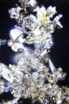 Micro Photo of Snow Crystals