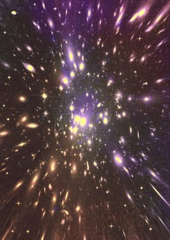 Small part of an infinite star field of space in the Universe. "Elements of this image furnished by NASA".