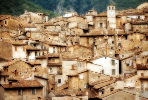 Mountain Village in the Abruzzi