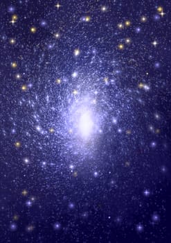 Star field in space a nebulae and a gas congestion. "Elements of this image furnished by NASA".