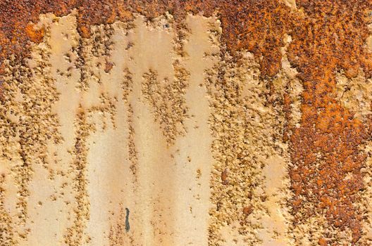 Iron surface rust