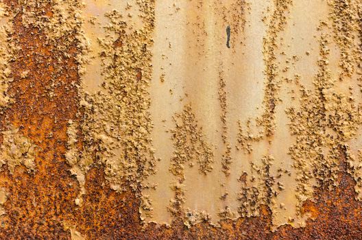 Iron surface rust