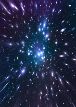 Small part of an infinite star field of space in the Universe. "Elements of this image furnished by NASA".