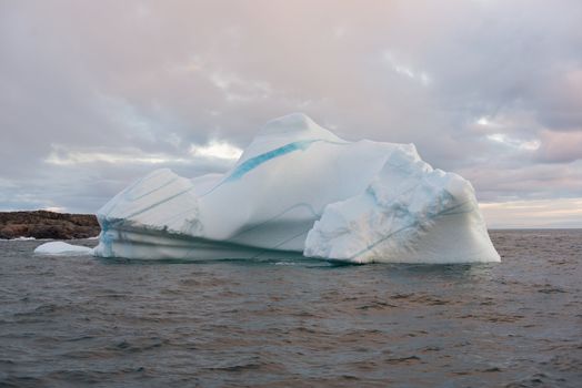 Beautiful Icebergs in Disko Bay Greenland around Disko Island