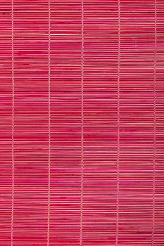 Red bamboo mat, background