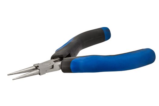 Pliers, hand tool, isolated on white background, with clipping path