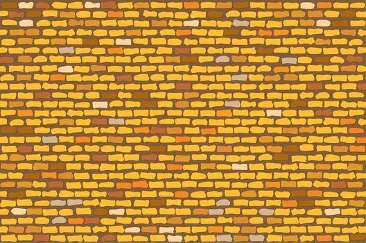 image of yellow brick wall
