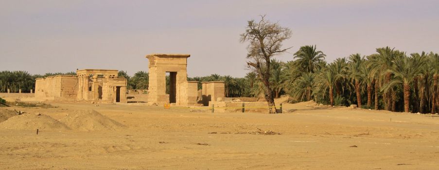 Hibis Temple in the Kharga Oasis. The largest and best preserved temple in the Kharga Oasis 