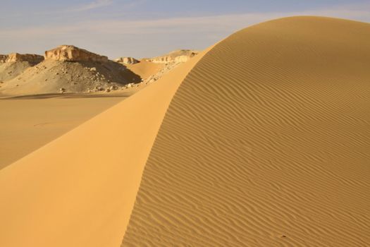 Sand dunes in Lybian desert,Egypt