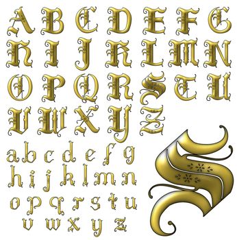 ABC Alphabet vector design