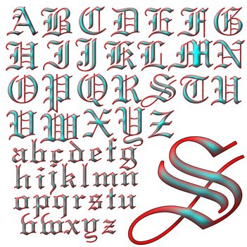 ABC Alphabet vector design