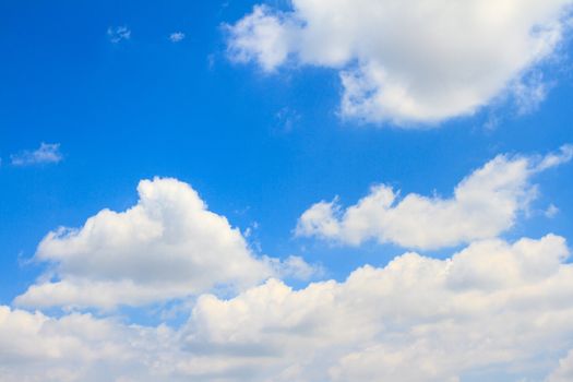 Blue sky with clouds