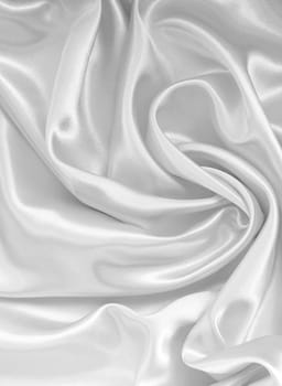 Smooth elegant white silk can use as wedding background 
