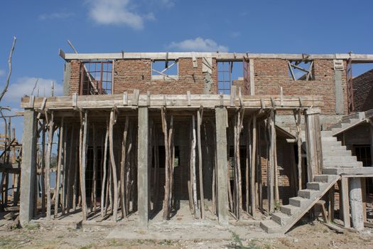 building yard in Africa